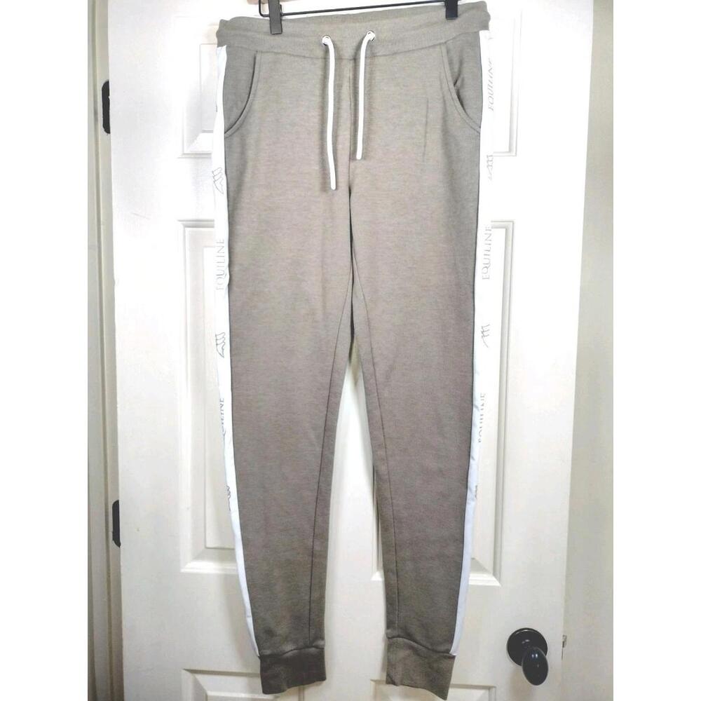 Equiline‎ Italia Women's Logo Stripe Joggers - Size IT 44 (US Large)